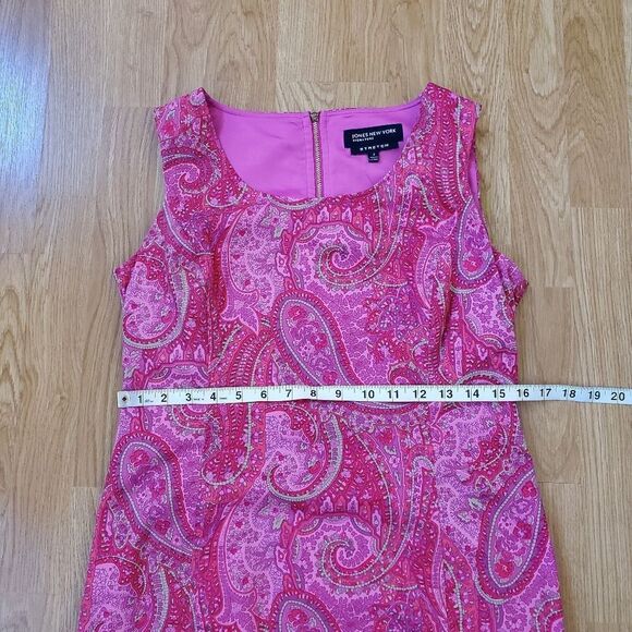 Jones New York Signature Cocktail Dress Sz 4 - Picture 10 of 13